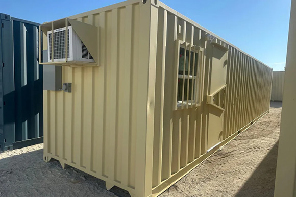 FCC 40ft Mobile Office with Storage (10ft Office/30ft Storage)