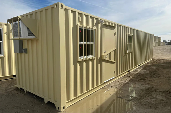 FCC 40ft Mobile Office with Storage (18ft Office/22ft Storage)