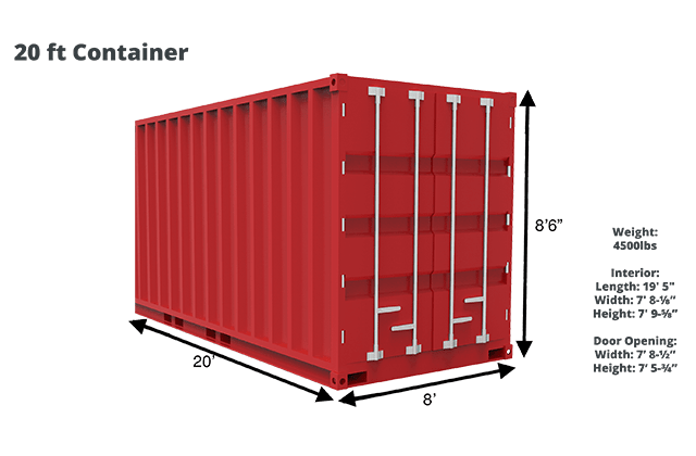 20 ft container